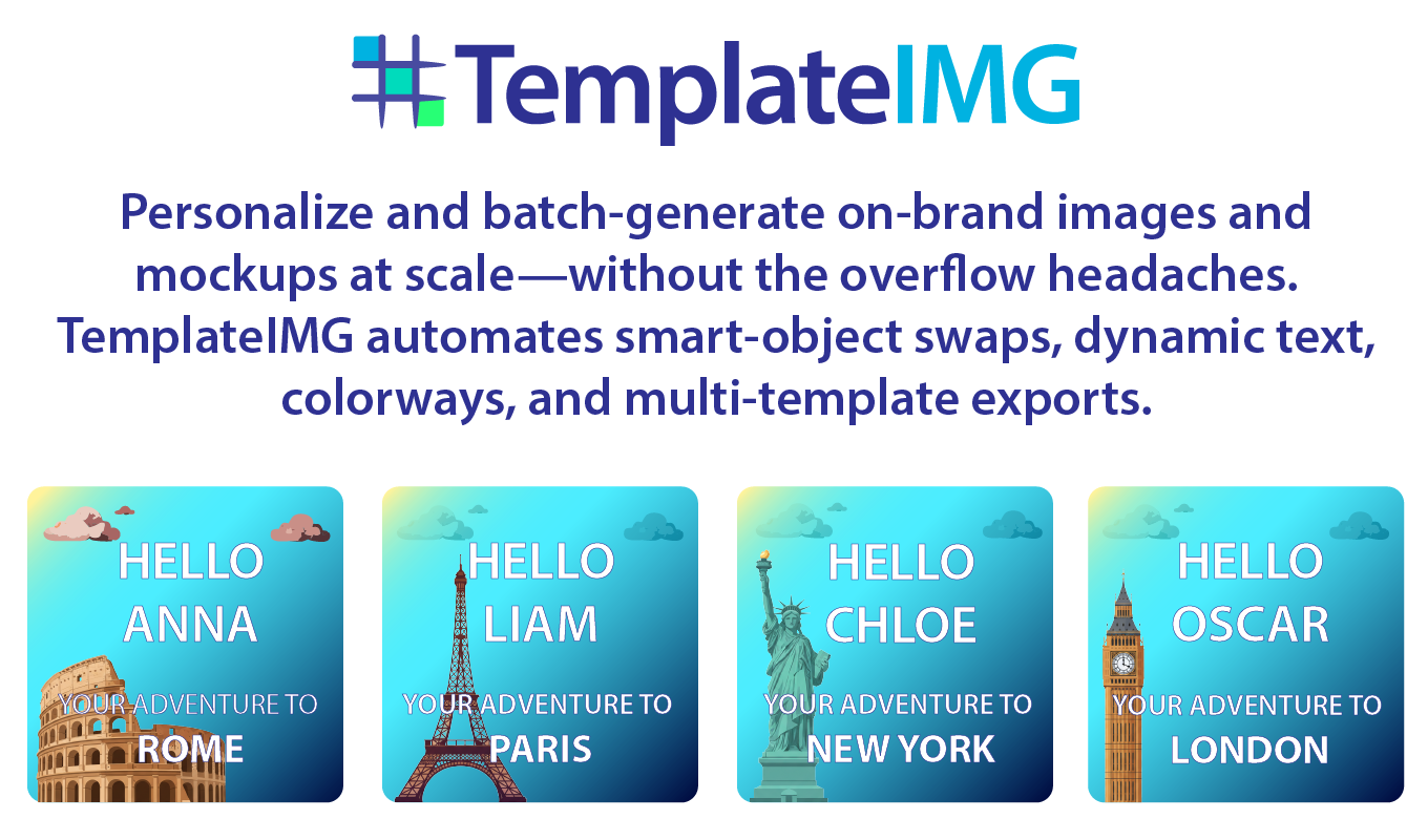 TemplateIMG - Template Management for Photoshop